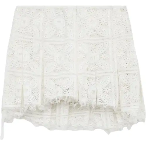 Loewe lace mini skirt