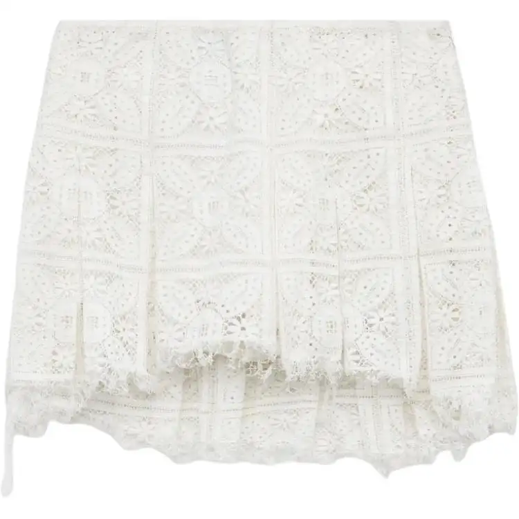 Loewe lace mini skirt