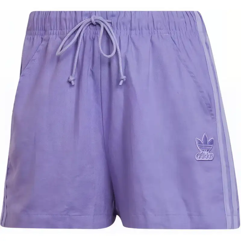 Adidas Originals Linen Shorts Sports Shorts Women's Purple