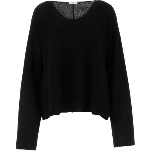 THE ROW Sweaters Women's Black Crew Neck Moderate Other