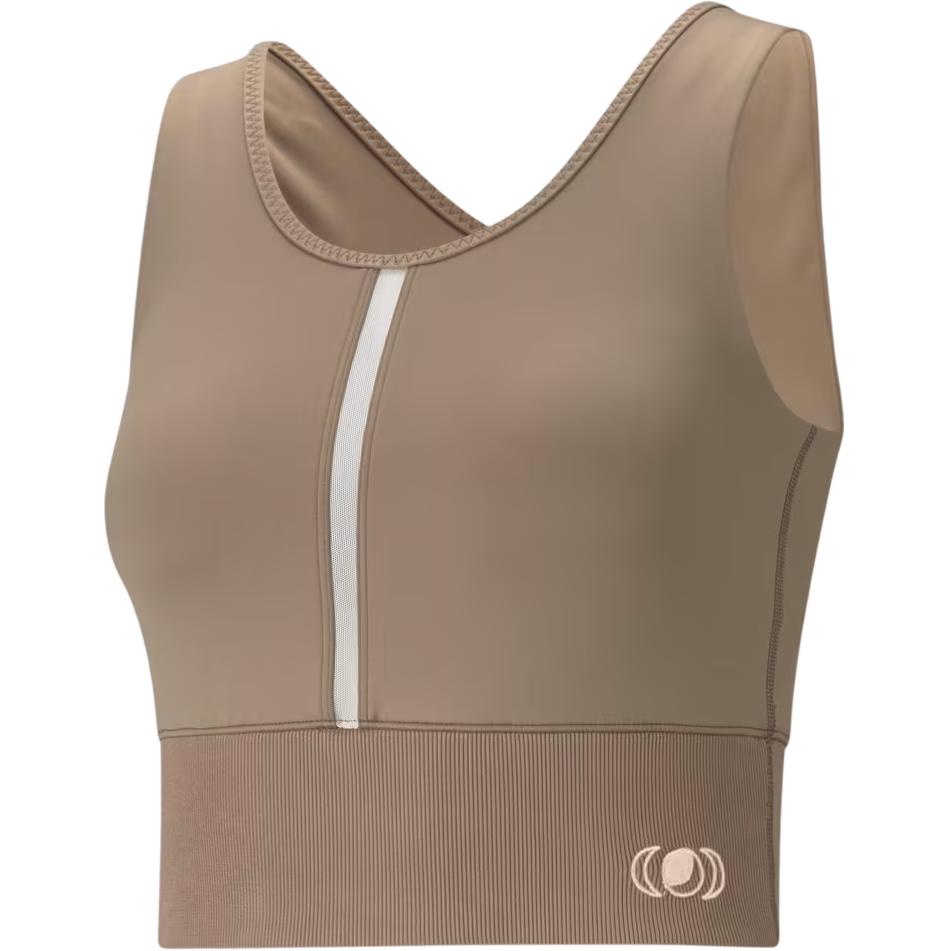 PUMA Exhale Training Crop Top Sport Vests Women's Brown