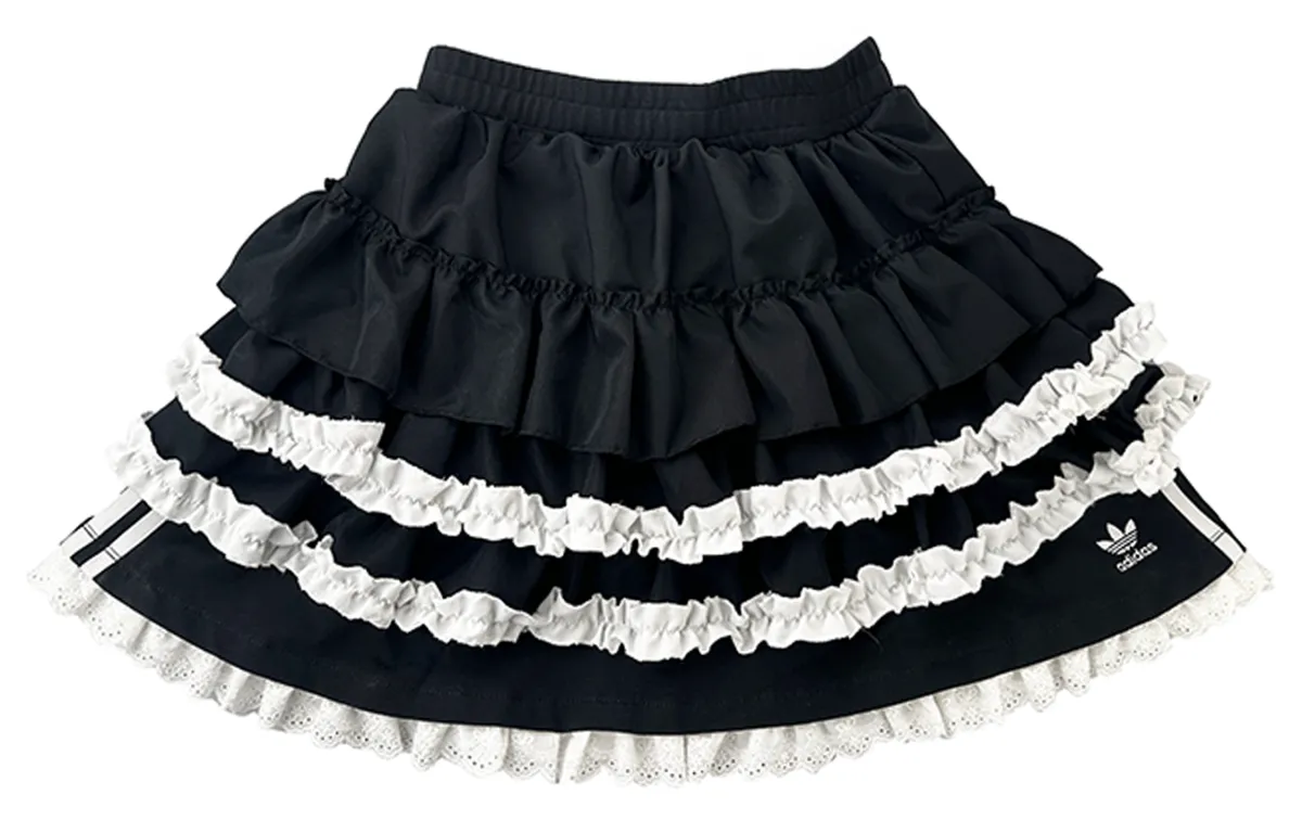 Adidas Originals Adicolor Casual Short Skirts Women's Black