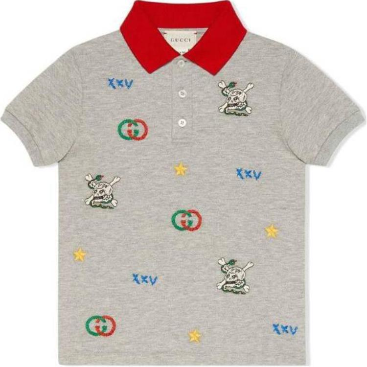 Детская футболка Gucci (серая)