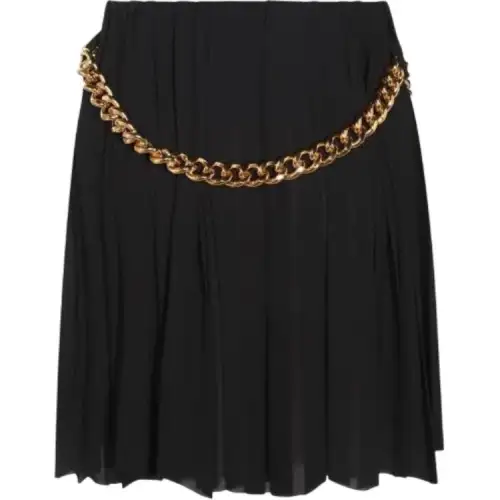 Balenciaga Pleated Chain Detailed Skirt