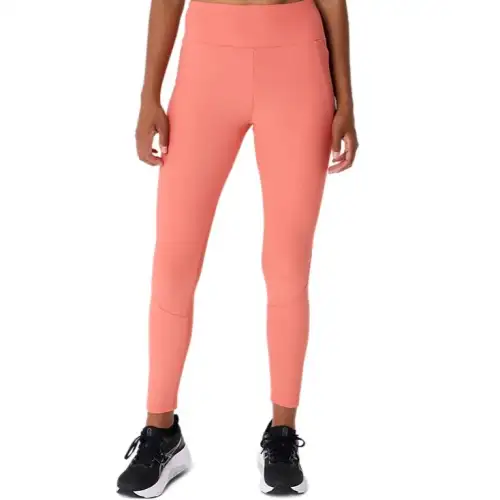 Asics WOMEN'S RIB HIGH WAIST Sports Pants Women's Desert Red