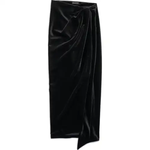 Balenciaga High Waisted Wrap Skirt