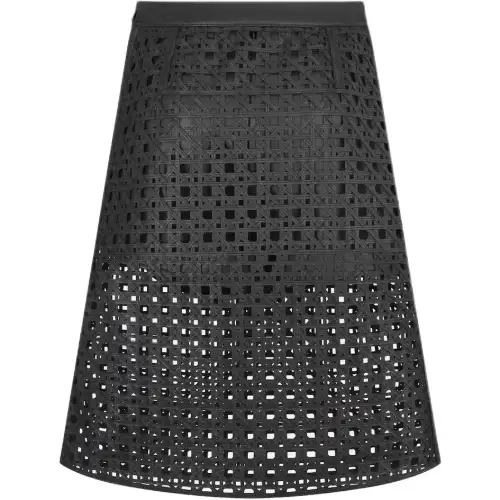 DIOR FW24 Casual Long Skirt Women's Black
