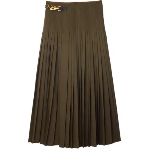 Burberry Casual Long Skirt Women's Flame Heather Gray