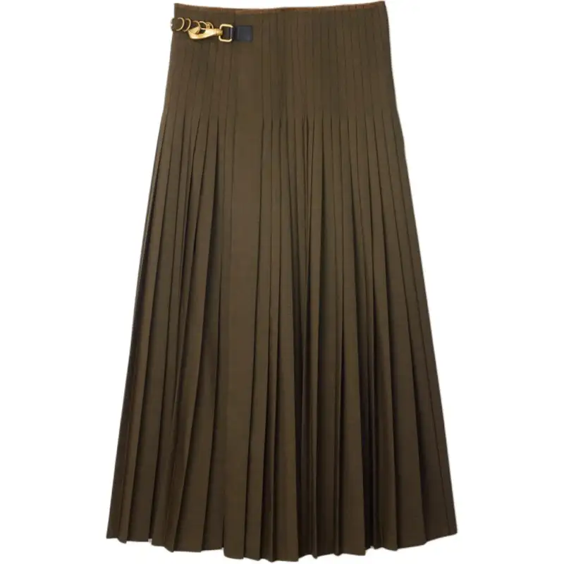 Burberry Casual Long Skirt Women's Flame Heather Gray