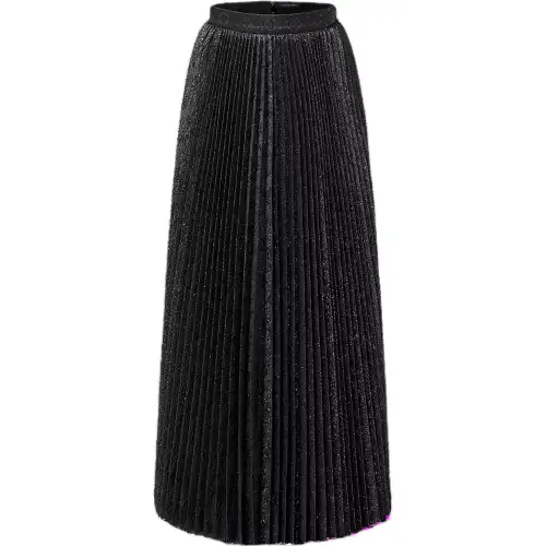 LOUIS VUITTON Monogram Jacquard Pleated Skirt