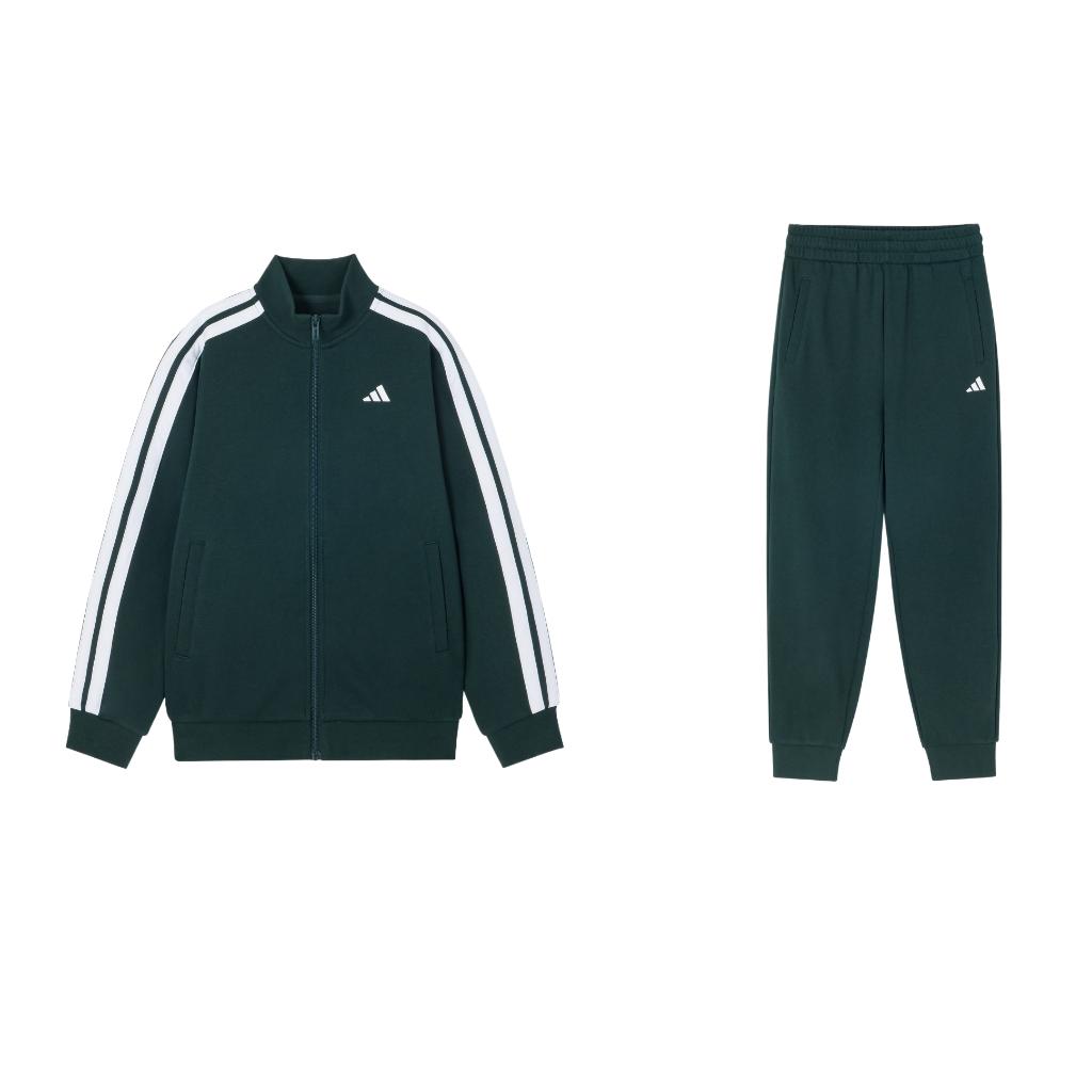 Детский костюм adidas (темно-зеленый)