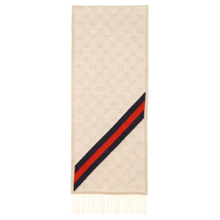 Шарф Gucci (черно-серый)