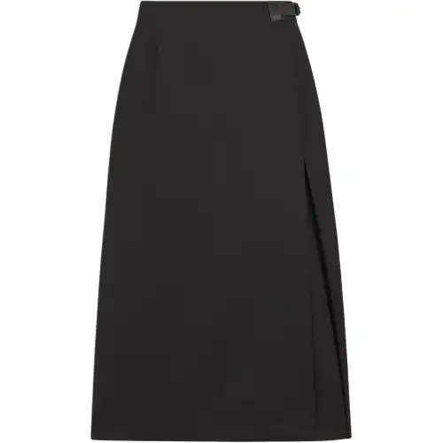 DIOR FW24 Casual Long Skirt Women's Black
