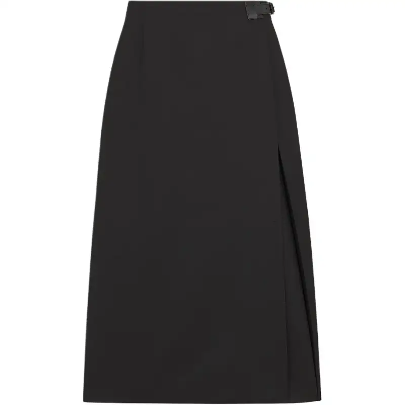 DIOR FW24 Casual Long Skirt Women's Black
