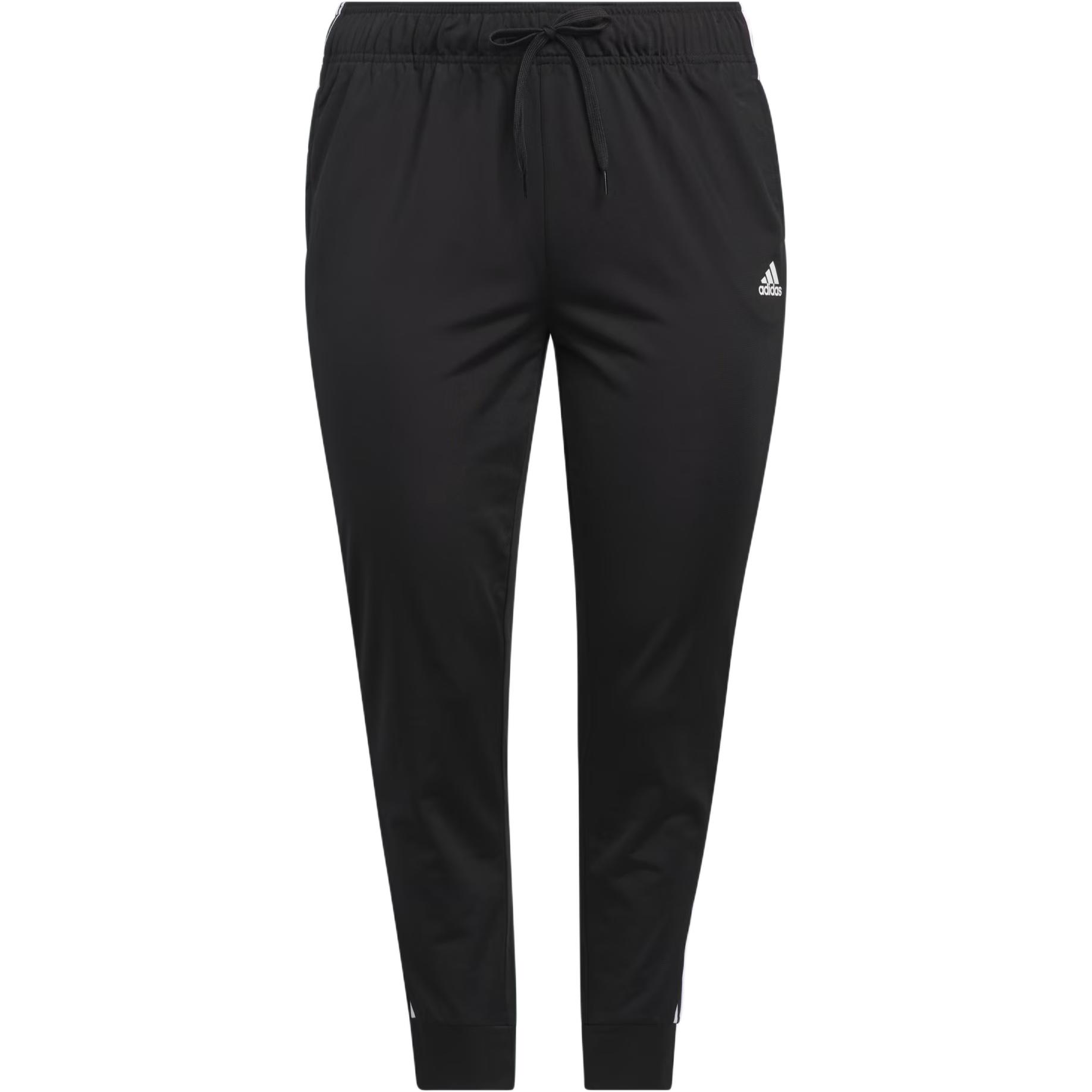 Adidas Free Shipping With AdiClub Essentials Warm Up Slim Tapered 3 Stripes Track Pants Plus Size