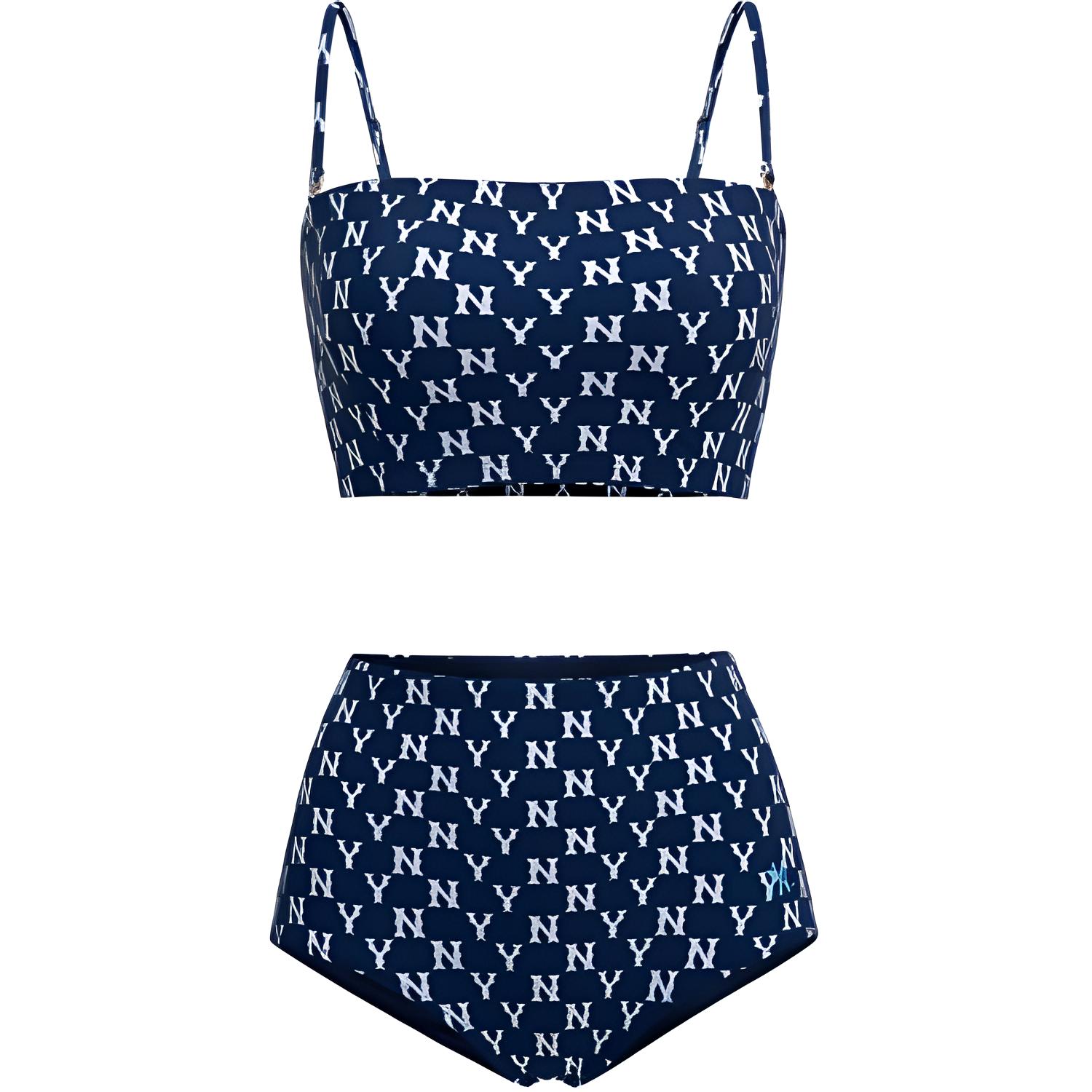MLB New York Yankees Bikini Women’s Light Navy Blue