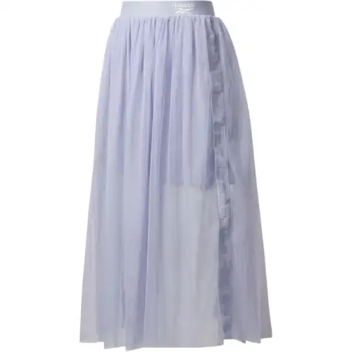 Reebok Casual Long Skirt Women's Denim Gray