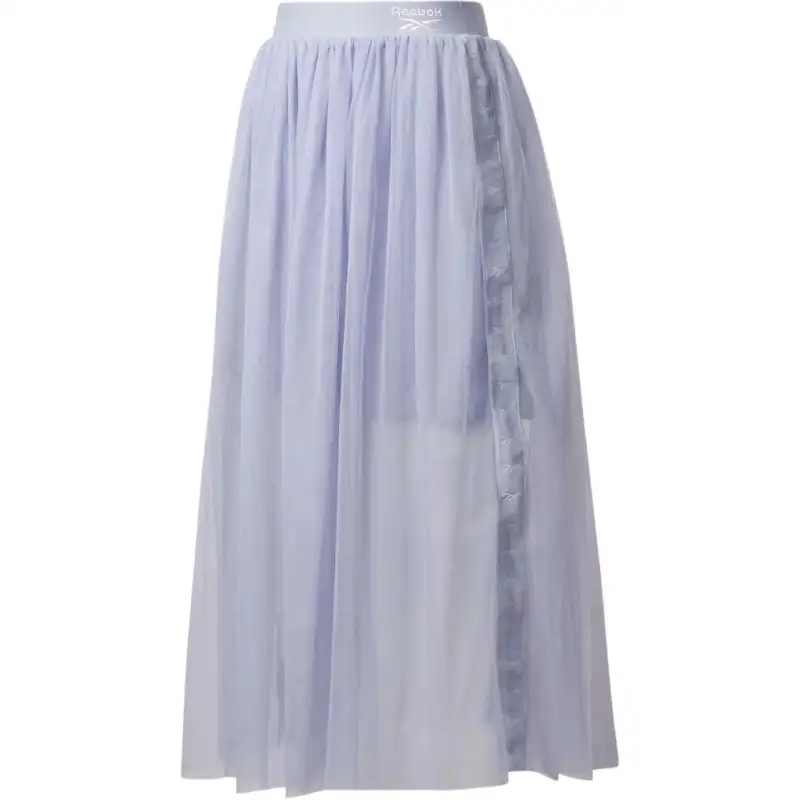 Reebok Casual Long Skirt Women's Denim Gray