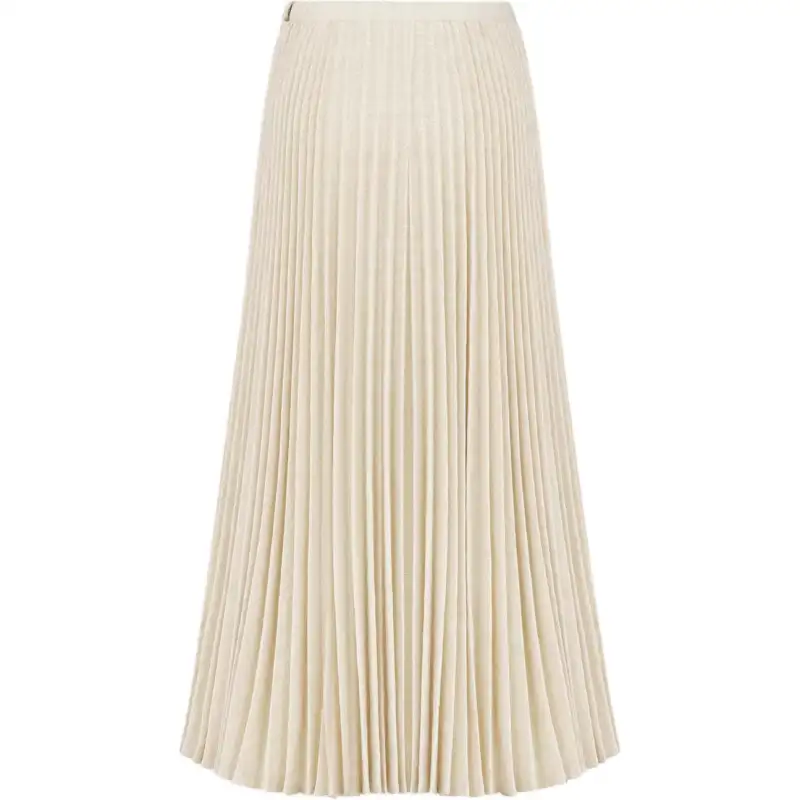 DIOR SS25 Casual Long Skirt Women's Beige