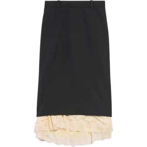 Balenciaga Lingerie Tailored Skirt
