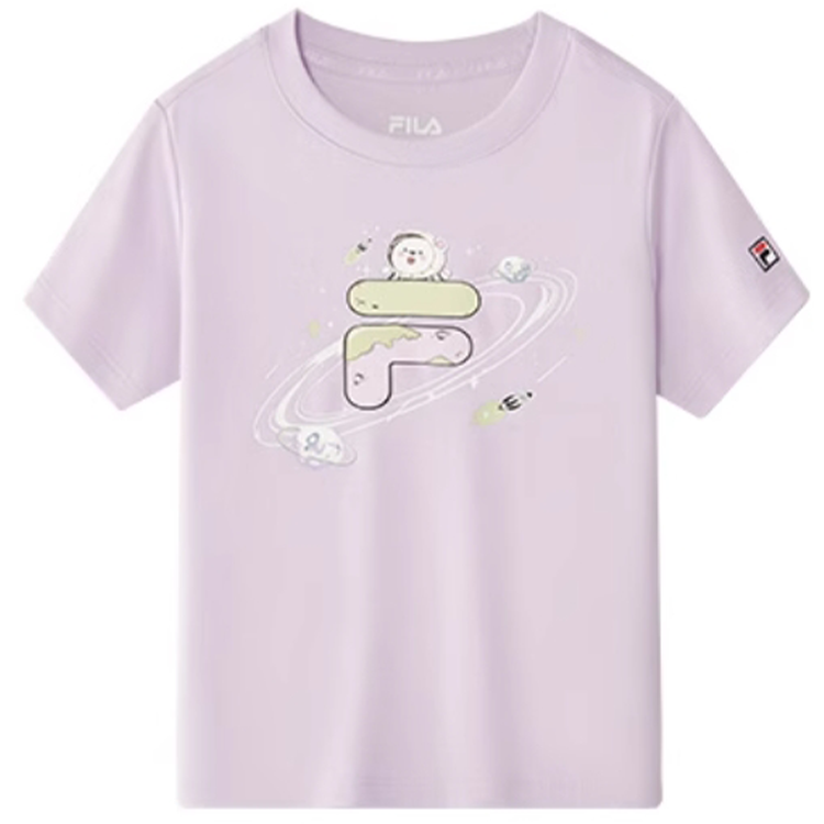 Женская футболка Fila KIDS ORIGINALE (фиолетовая)