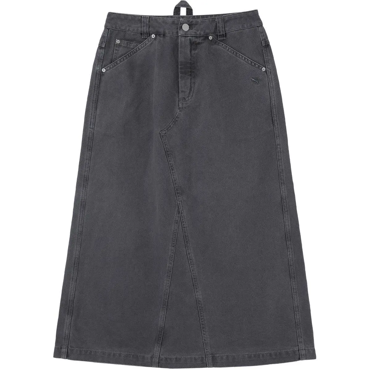 PUMA RETROSKIRT Casual Long Skirt Women's Dark Gray