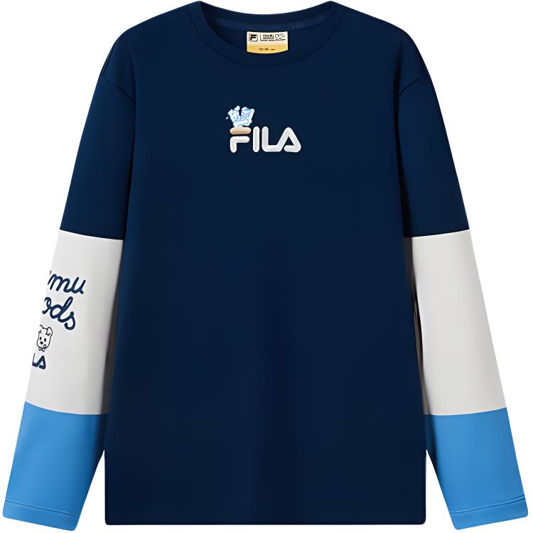 Мужское худи FILA KIDS x Osamu Harada (голубое)