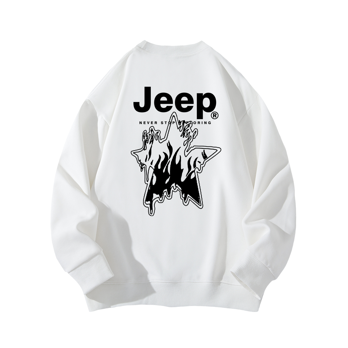 Худи Jeep Jeep logo (серое)