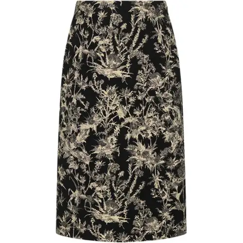 DIOR Casual Long Skirt Women's Black