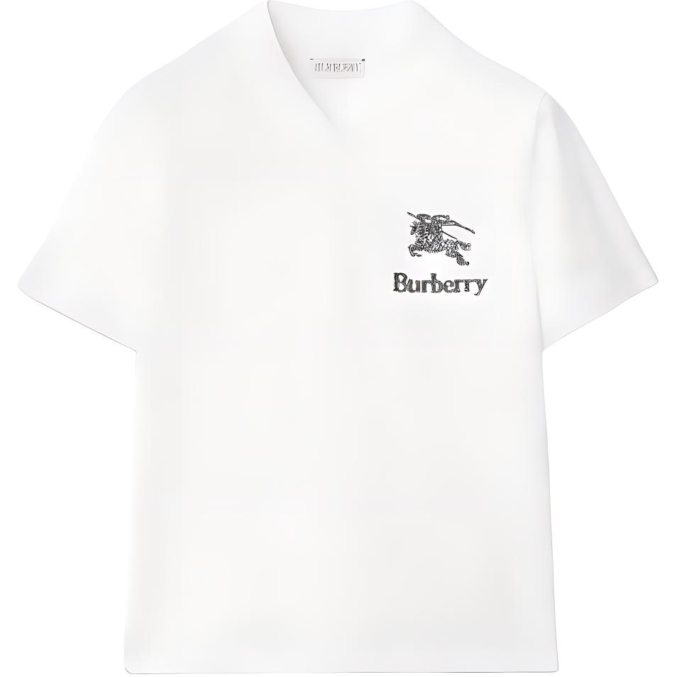 Футболка Burberry LogoV (белая)