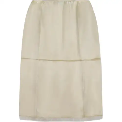 PRADA SS25 Casual Long Skirt Women's Light Umber