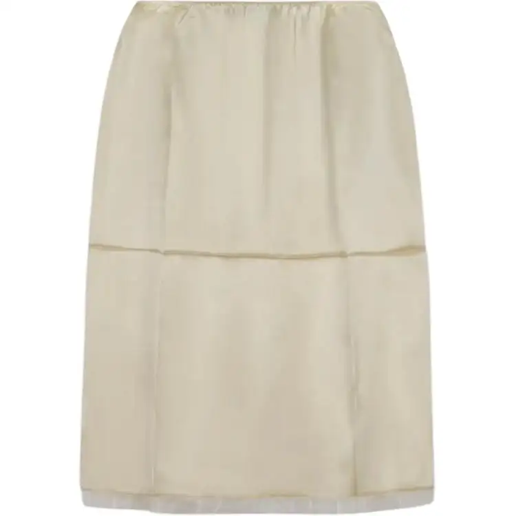 PRADA SS25 Casual Long Skirt Women's Light Umber
