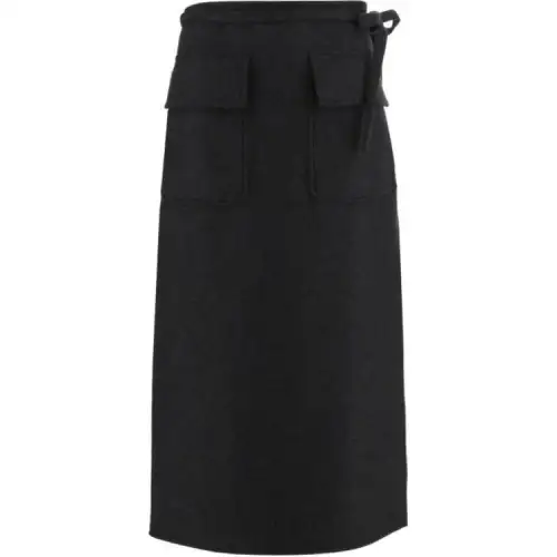 GUCCI Casual Long Skirt Women's Dark Gray