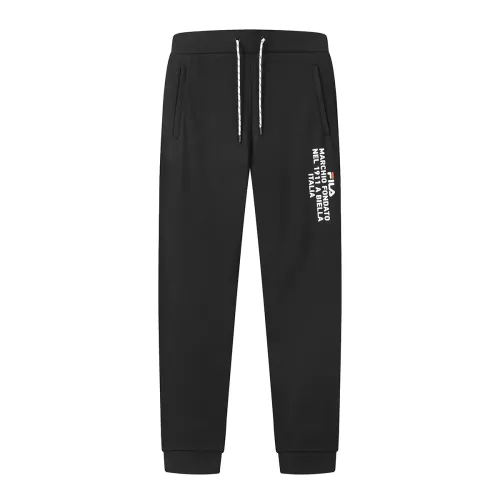 FILA Knitted Sweatpants Men's Jet Black
