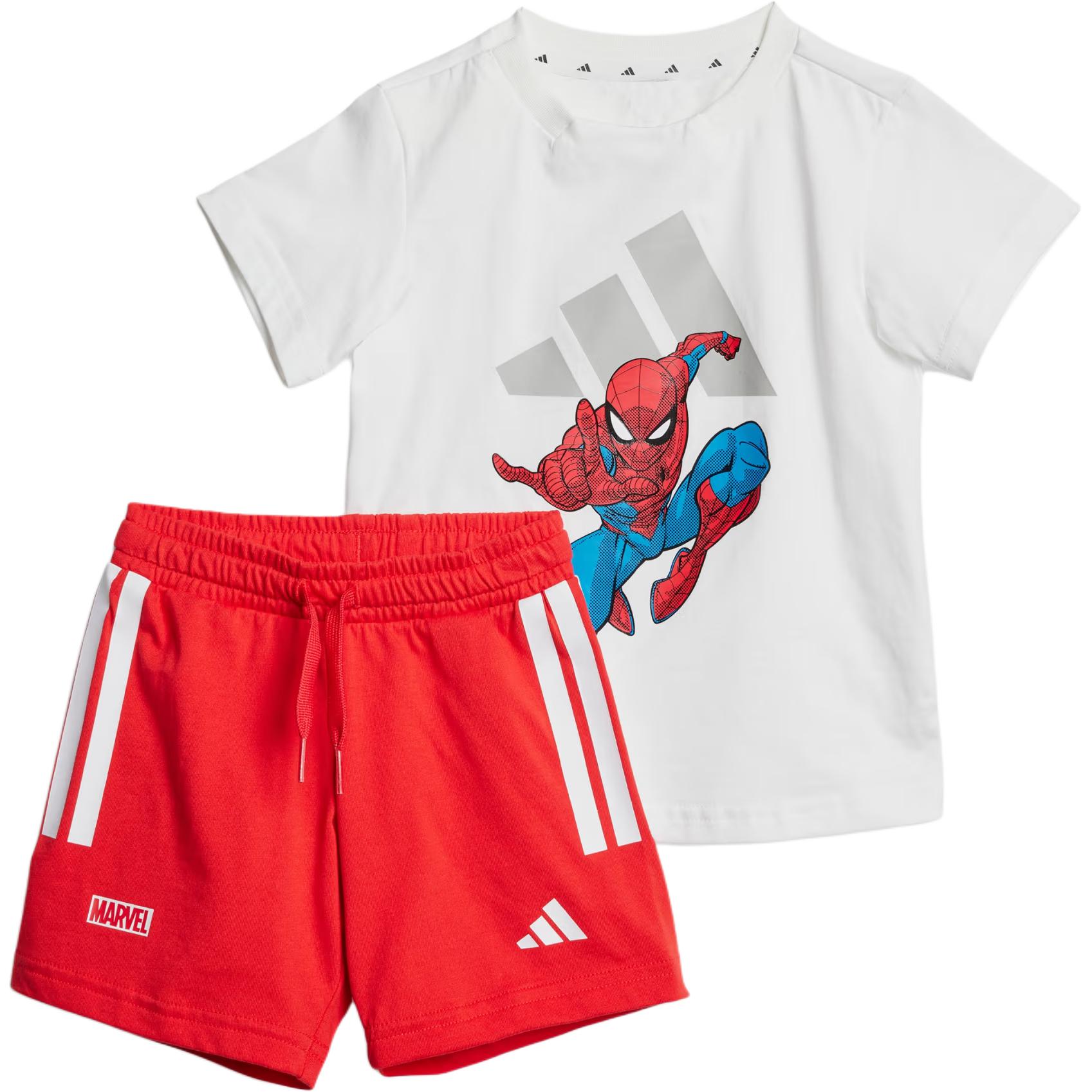 Детский костюм adidas x MARVEL (красно-синий)