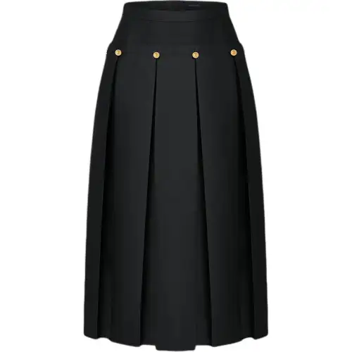 LOUIS VUITTON Box Pleat Skirt