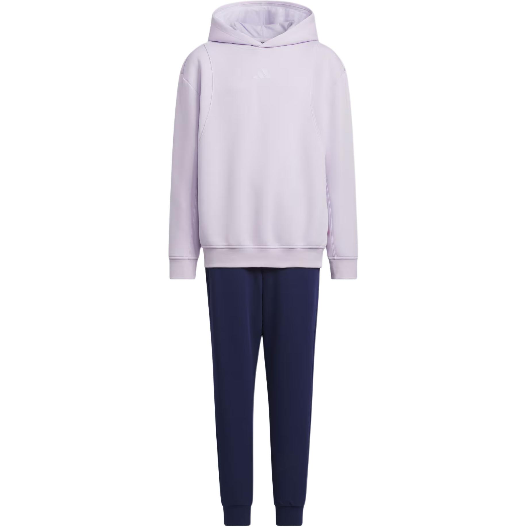 Женский костюм adidas JK KN FZHD SET (синий)