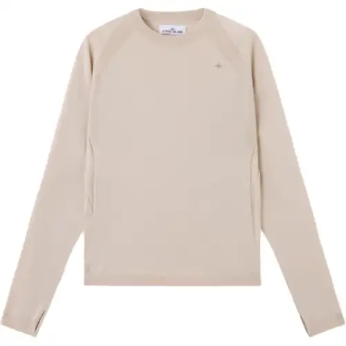 Stone Island raglan-sleeves crew-neck sweater