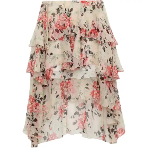 LOEWE Floral Print Skirt