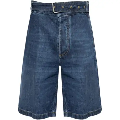 Bottega Veneta Belted Denim Shorts