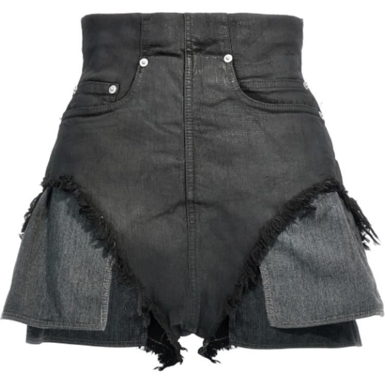Rick Owens DRKSHDW Dirt Cutoffs Shorts Black/Wax