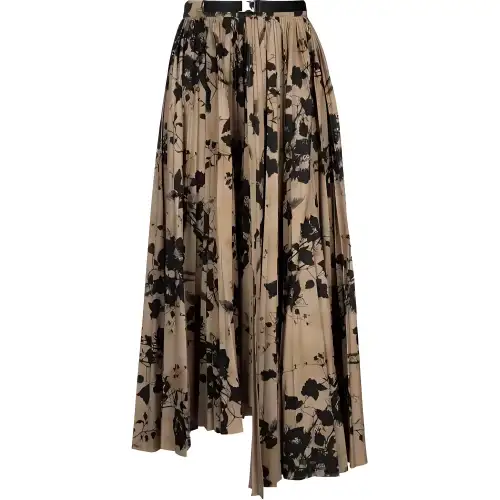 DIOR Casual Long Skirt Women's Black