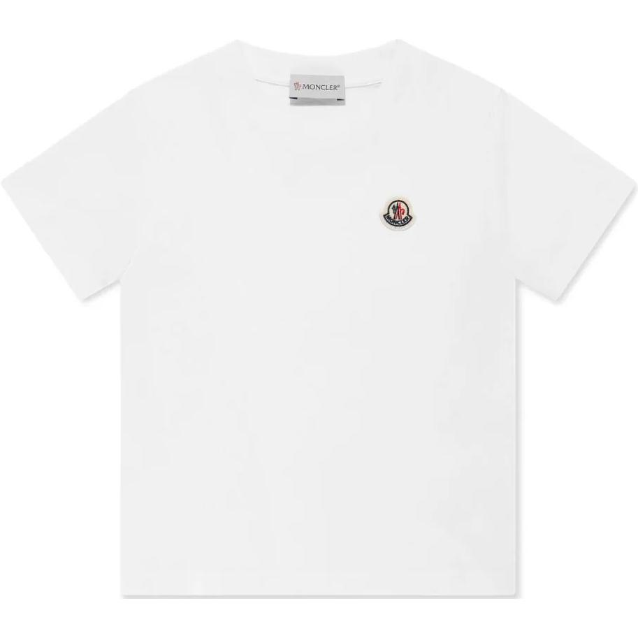 Мужская футболка Moncler Kids Logo (белая)