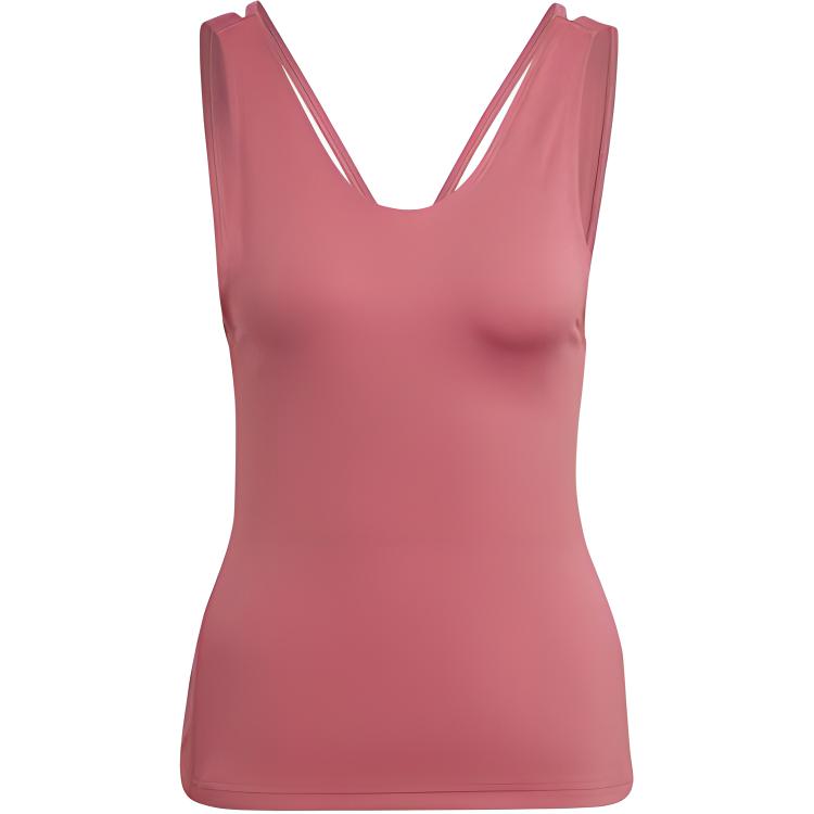 Adidas YOGA STUDIO TANK TOP Sport Vests Women's Pink Stratum