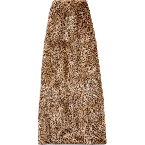 Balenciaga FW24 Casual Long Skirt Women's Brown