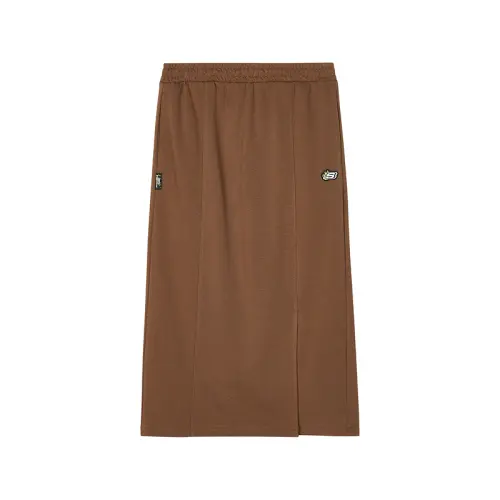 Skechers Casual Long Skirt Women's Silt Brown