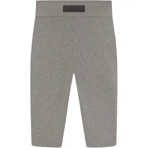 Fear Of God Essentials Core Collection Women's Knit Biker Short Heather Grey