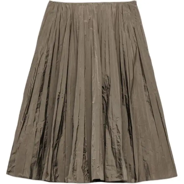 PRADA Casual Long Skirt Women's Gray