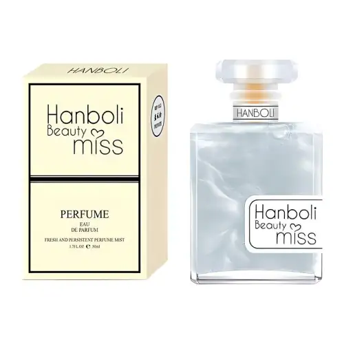 HANBOLI Silver fresh perfume strongly flavoured with a light fragrance for men and women, long-term effect, 50 ml, Birthday gift