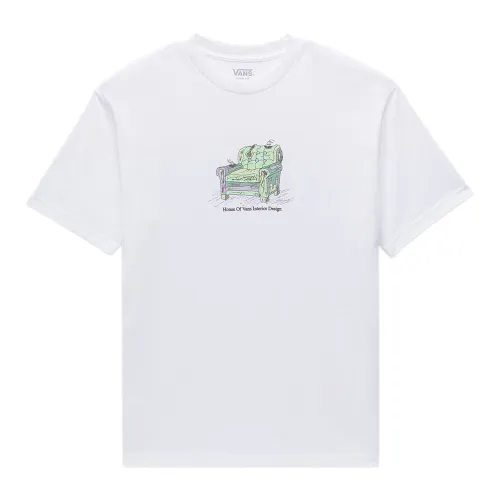 Vans T Shirts Men's White Crew Neck Moderate